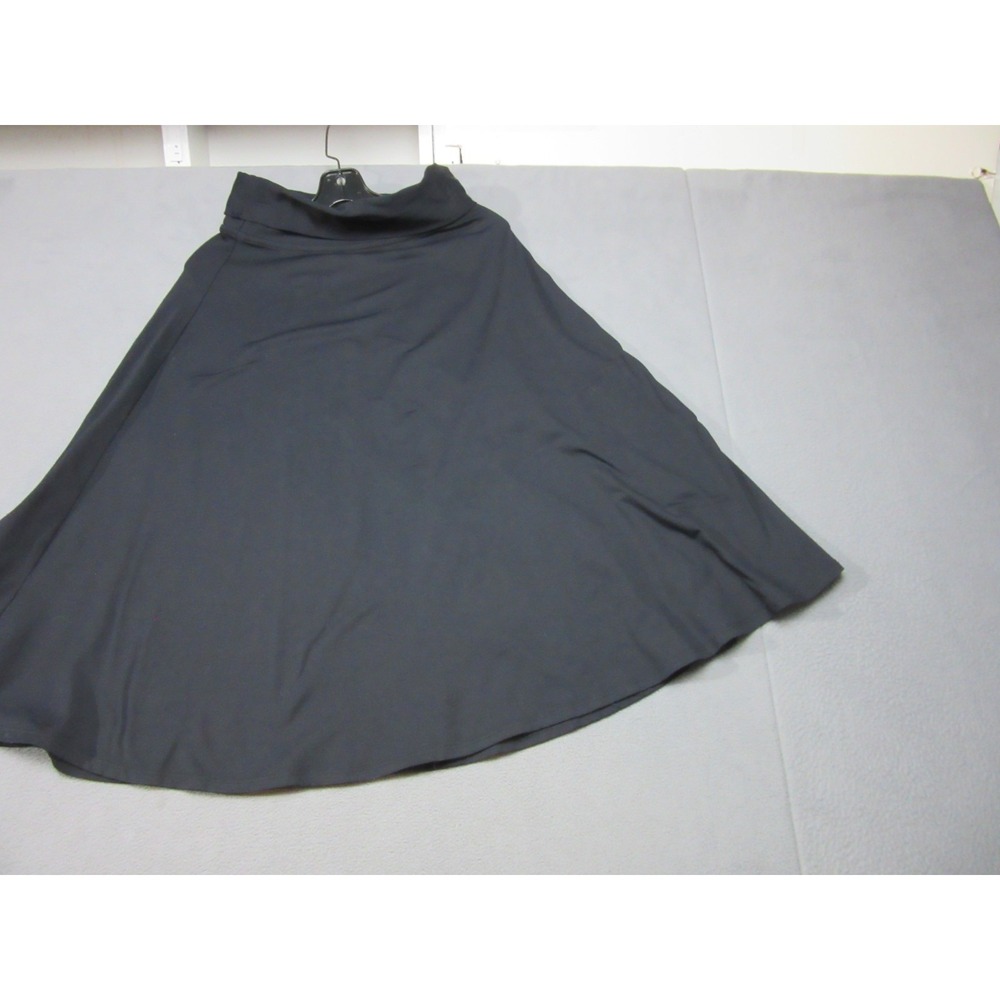 Patagonia Kamala Skirt Womens Medium Black Excellent Stretch Knit A-Line Midi